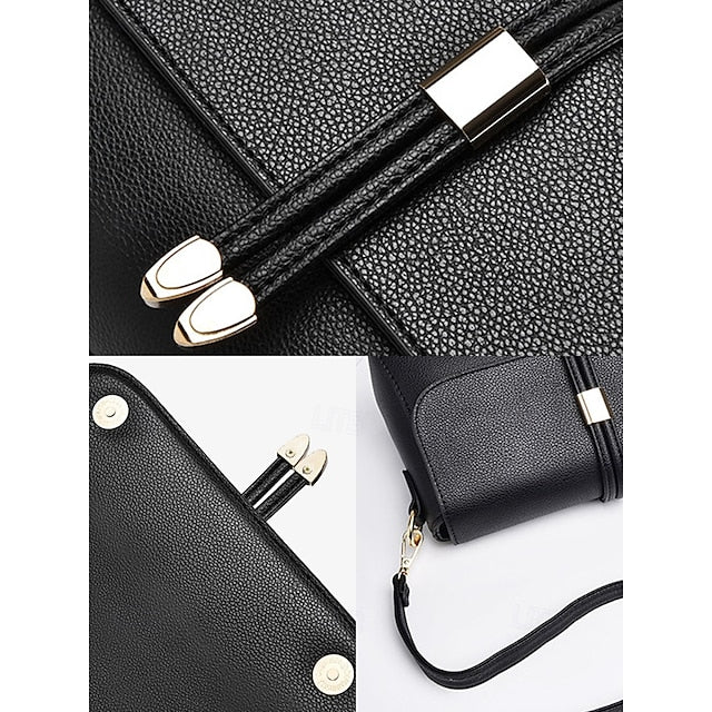 Burgundy Bags in Crossbody Leather Black Women's Faux and