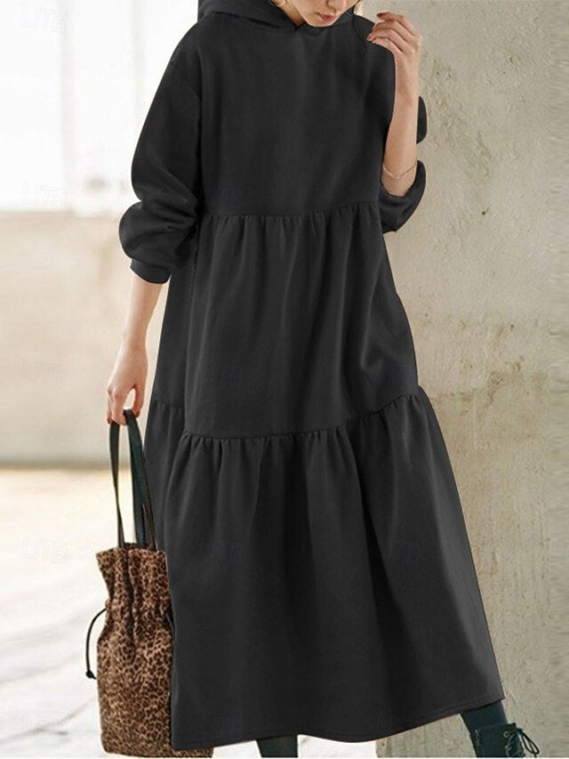 Women's Maxi Dress A Line Dress Casual Daily Loose Fit