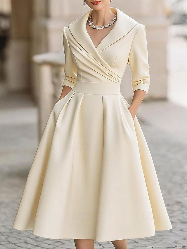 Women's Midi Dress Elegant Dress Elegant Fashion Modern