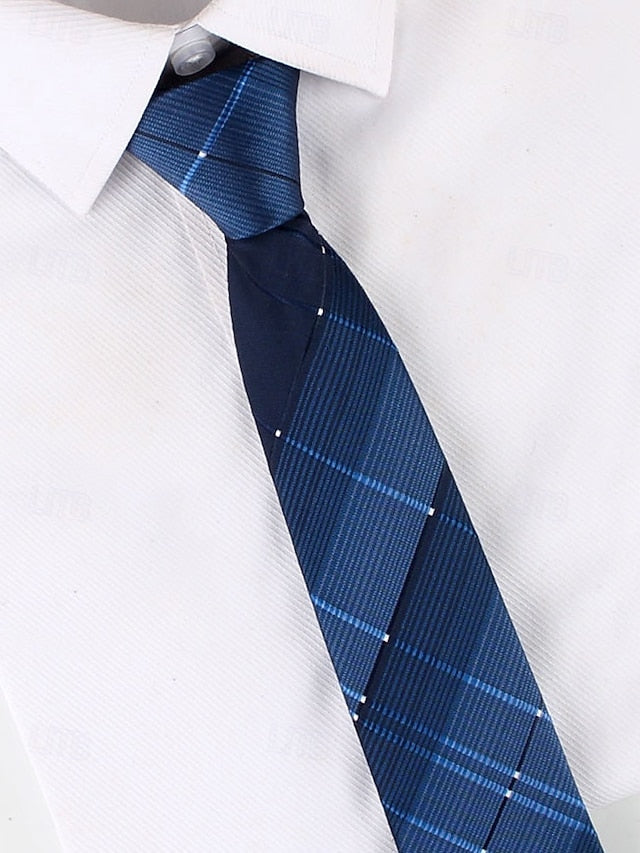 Ties Men's Pre-Tied Narrow - Stripes Classic and Zip