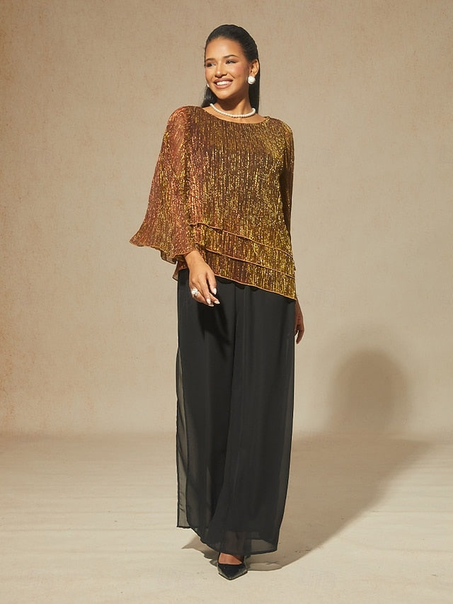 Women's Blouse Dressy Tops Flowy Tops Chiffon Tops Sequins