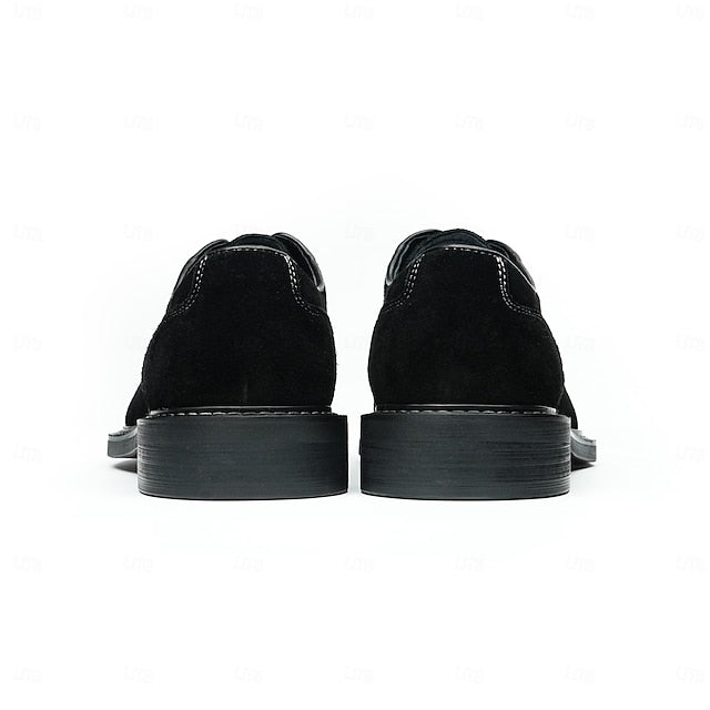 Shoes Genuine Leather Men's - Suede Cowhide Classic Derby