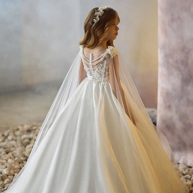 Dress Communion Girls' Formal Girl First Flower