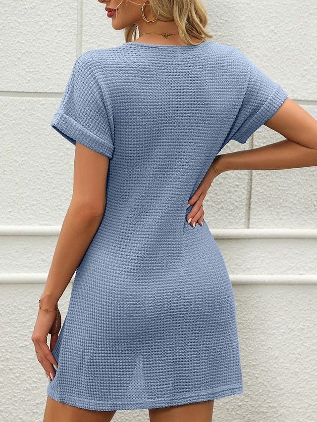Women's Swimwear Cover Up Swim Dress Swimsuit Knitted