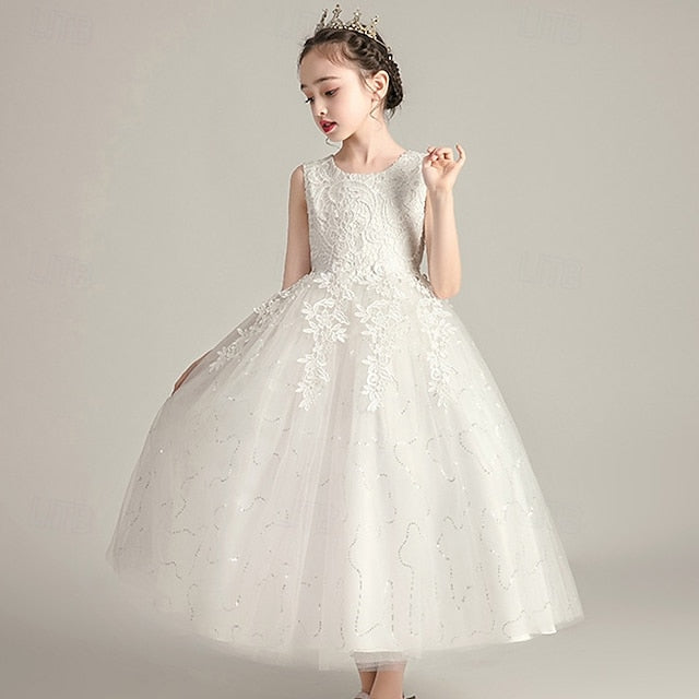 Flower Kid's Dress Princess Girls' Girl