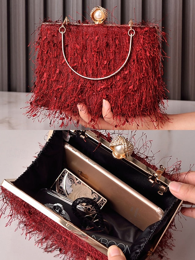 Handbag Green Women's Party – Red Christmas Elegant