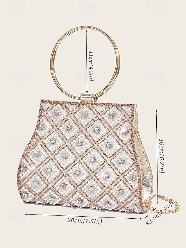 – Evening Clutch Bag Embellished Women's Rhinestone
