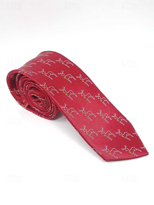Christmas Santa with Necktie Men's
