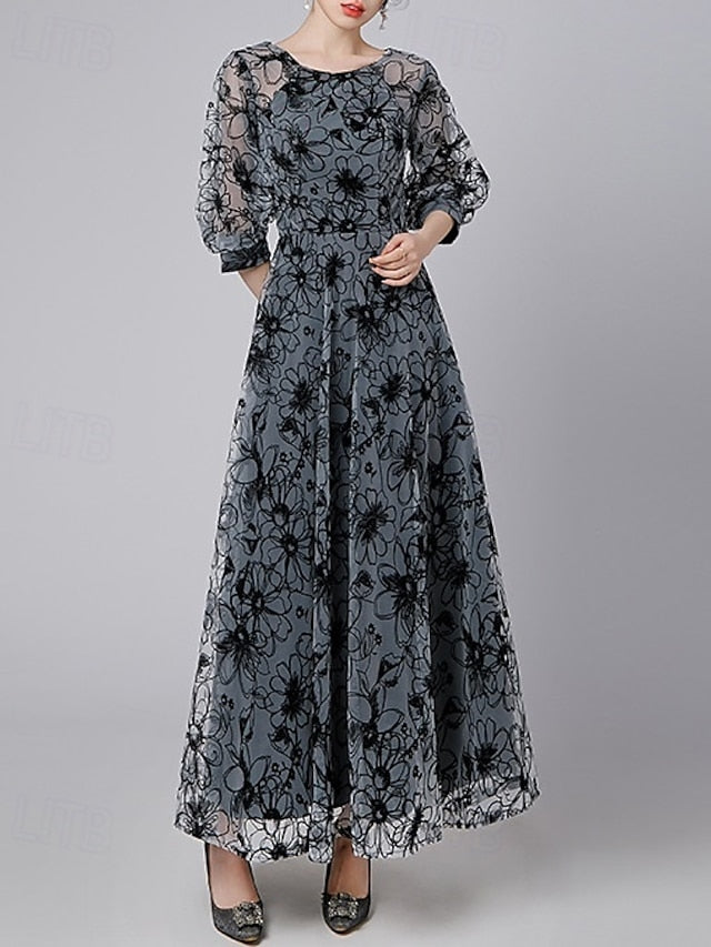 the Mother Bride Formal of Dress Elegant A-Line Vintage