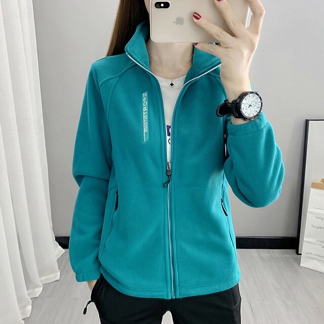 Women's Hiking Jacket Fleece Jacket Winter Coat Thermal