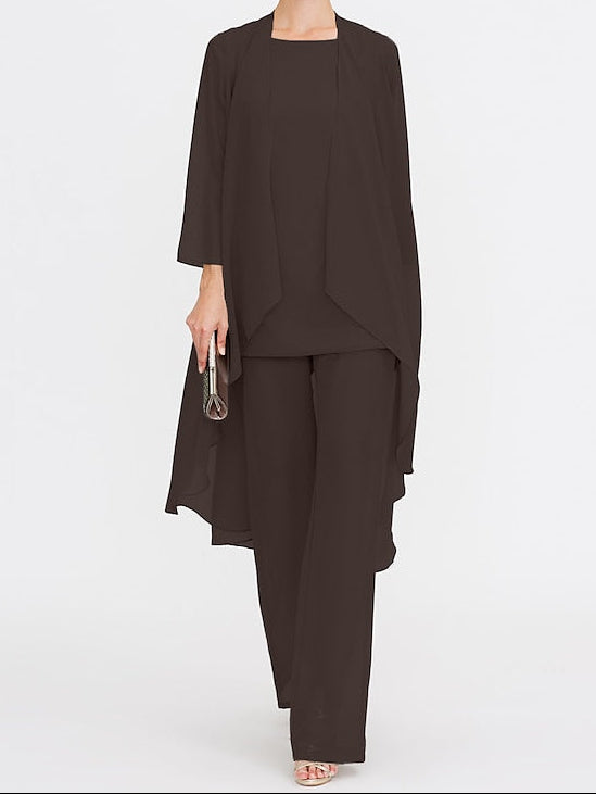 Wedding Mother 3 Piece Pantsuit the of Bride Beach