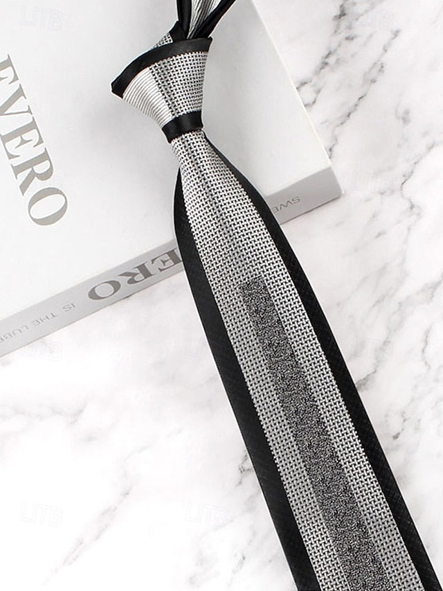 Men's Classic Necktie with Pattern Polyester