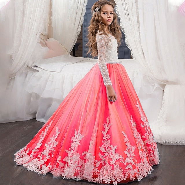 Dress Girls' Princess Girl Flower Kid's