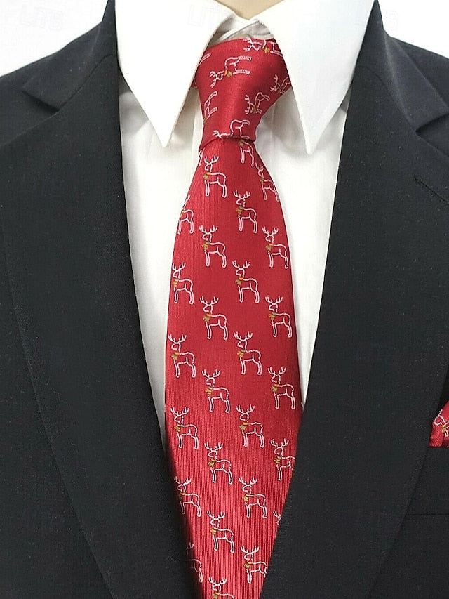 Christmas Santa with Necktie Men's