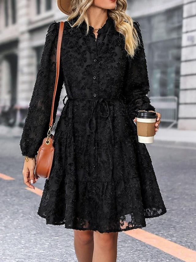 Women's Midi Dress Black Dress Cocktail Dress Formal