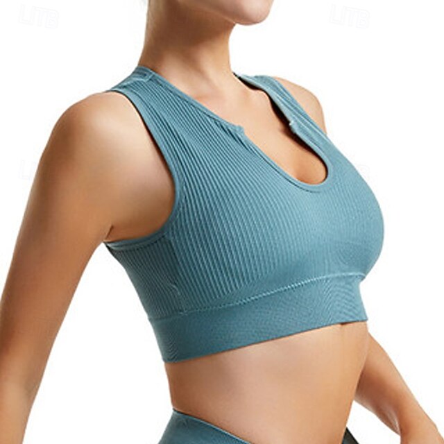 Women's Light Support Sports Bra Running Bra Wirefree