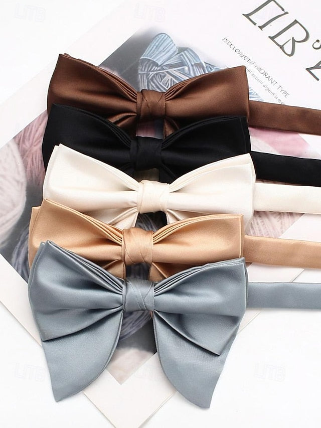 Men's Tie in Bow Multiple Satin Colors