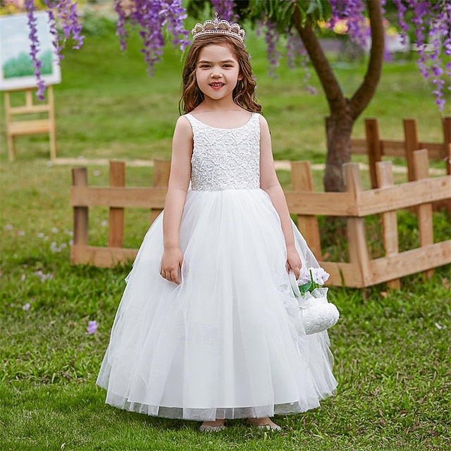 Kid's Flower Girl Princess Girls' Dress