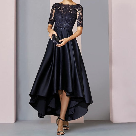 A-Line Elegant Mother High Low Guest Wedding Bride of the Dress