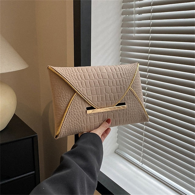 Sacs Pochettes en cuir PU pour femme pour soirée de mariage