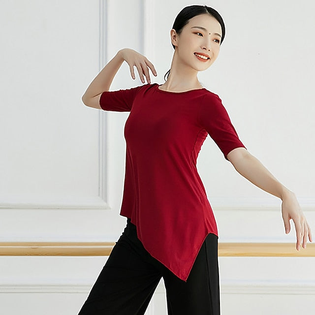Activewear Top Solid Women's Training Performance Half