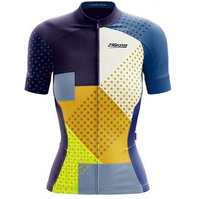 21Grams Women's Short Sleeve Cycling Jersey Spandex
