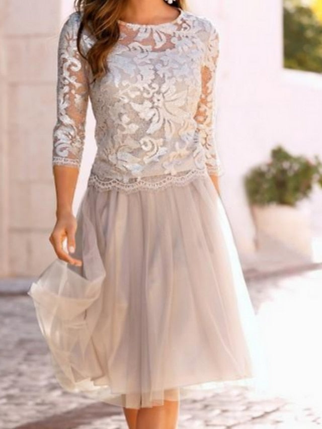 of Guest Wedding A-Line Beach Mother Bride Dress the