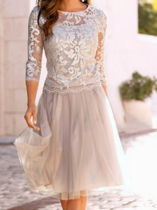 of Guest Wedding A-Line Beach Mother Bride Dress the