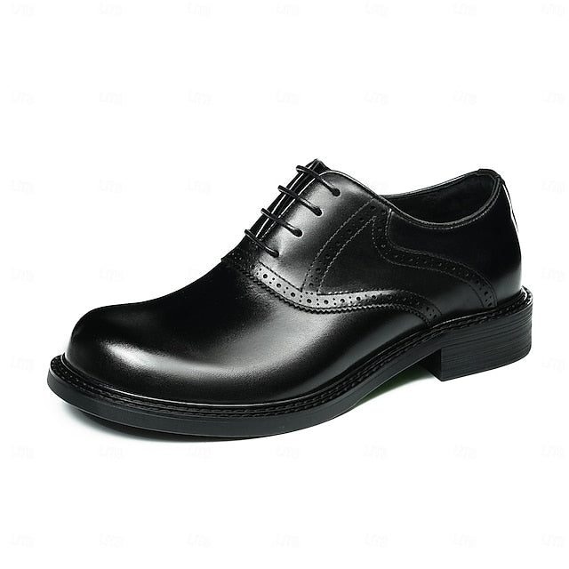 Shoes- First Leather Genuine Men's Layer Oxford