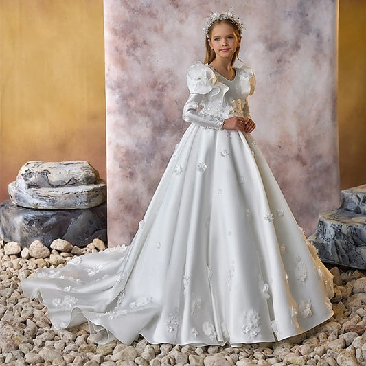 Formal Dress Flower Girl First Girls' Communion