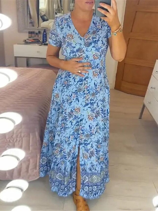 Women's Long Dress Maxi Dress Casual Dress Swing Dress A