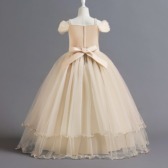 Dress Party Kids Girls' Girl Flower