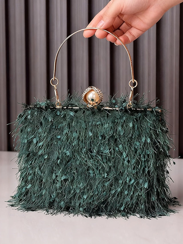 Handbag Green Women's Party – Red Christmas Elegant