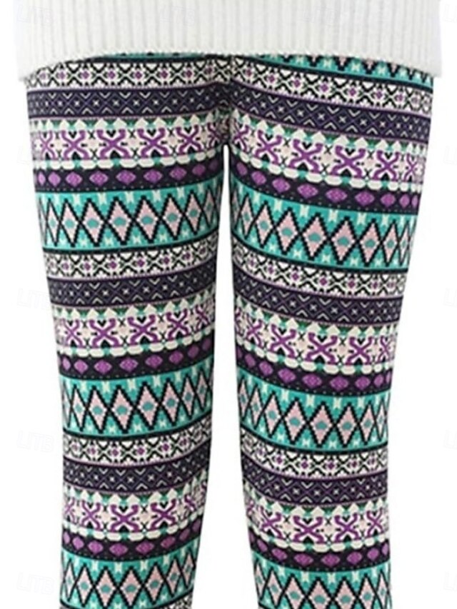 Women's Chinos Leggings Cozy Leggings Ethnic Style Casual