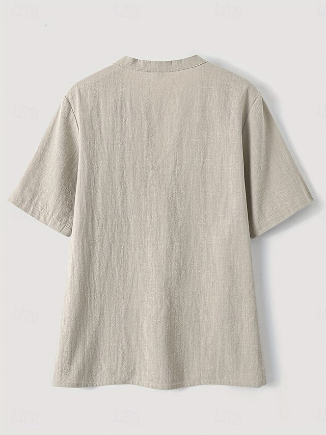 Women's Blouse Buttons Solid Color Daily Stylish Casual