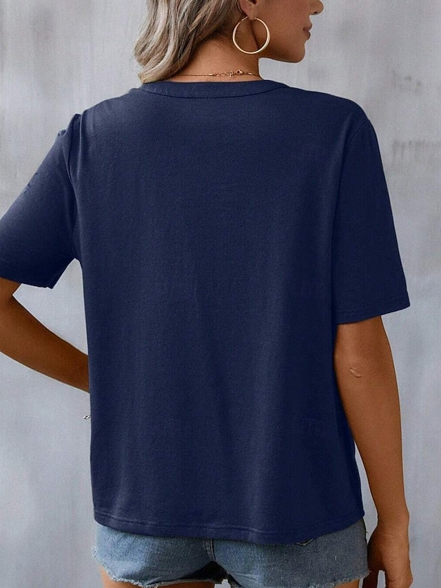 Women's Shirt Blouse Embroidered Floral Stylish Casual