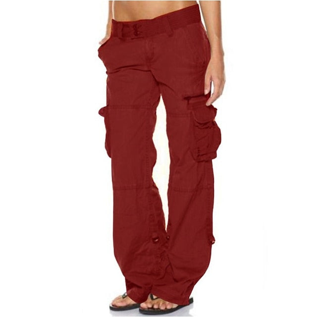 Women's Normal Cargo Pants Tactical Cargo Pants Trousers