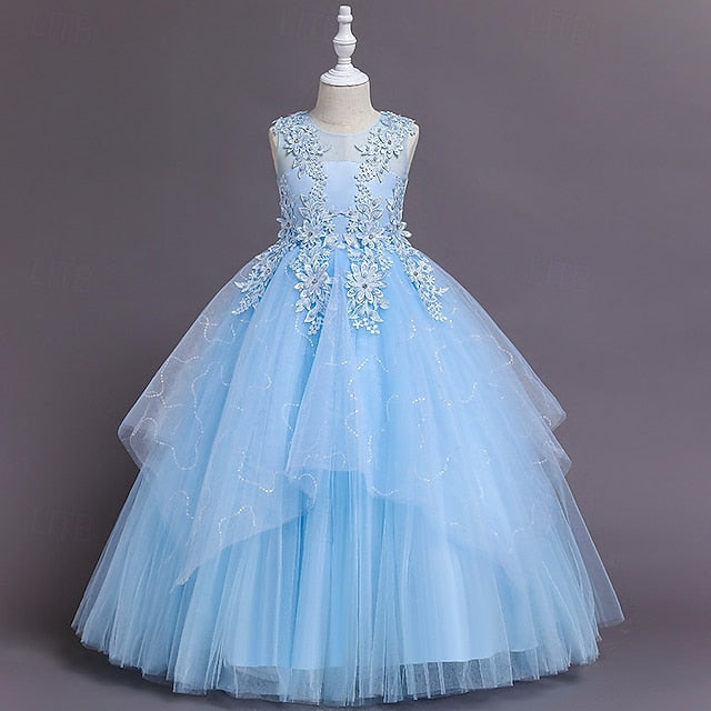 Dress Kid's Princess Flower Girl Girls'