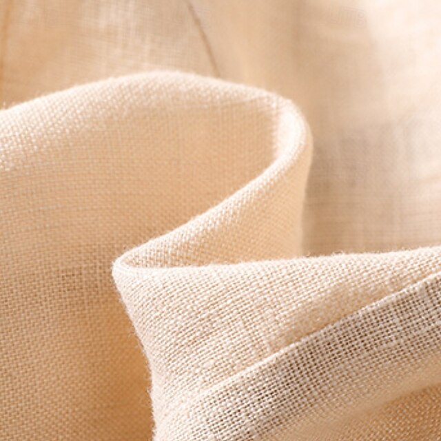 Women's Faux Cotton Linen Plain Modern Casual Sleeveless V