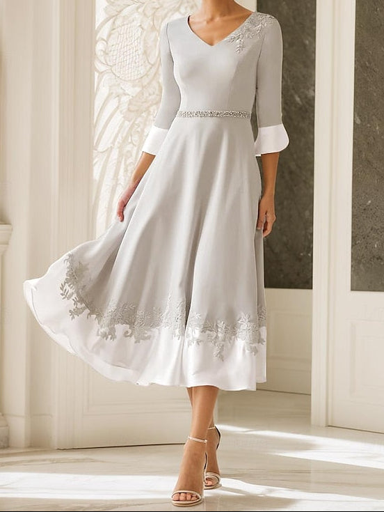 Wedding the Mother Bride Dress Guest Beach A-Line of