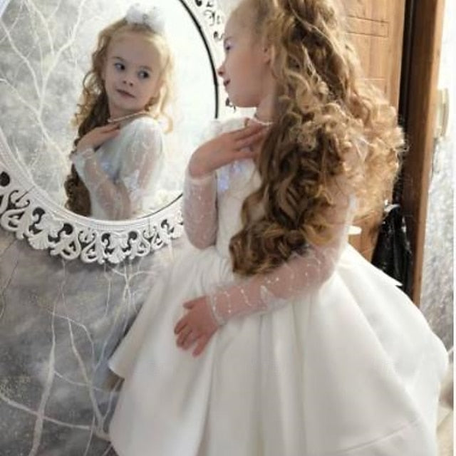 First Party Communion Flower Girls' Girl Dress Kids