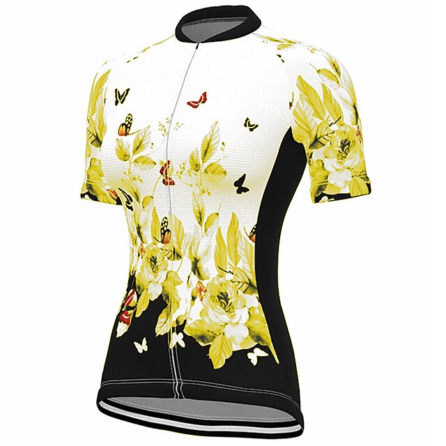 Women's Cycling Jersey Butterfly Floral Botanical Flower