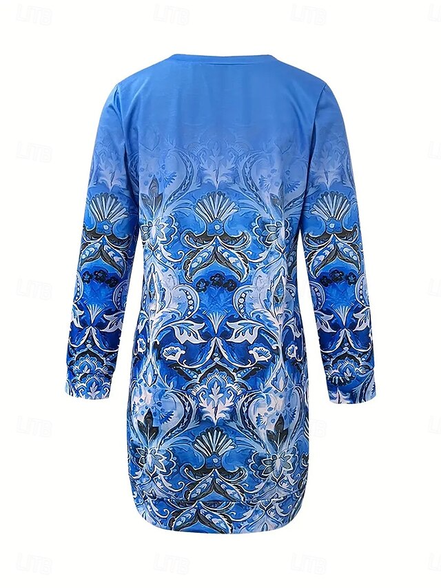 Women's Sweatshirt Dress Mini Dress Shift Dress Casual