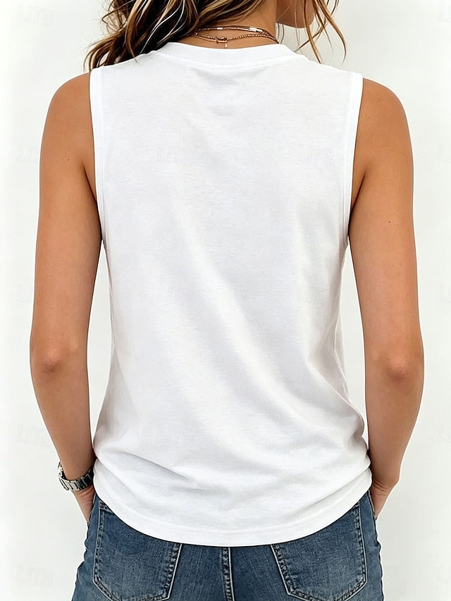 Women's 100% Cotton T Shirt Tee Top Plain Stylish Classic