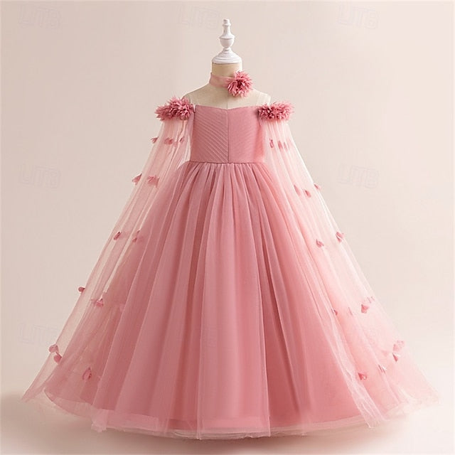 Dress Princess Girls' Flower Girl Kid's