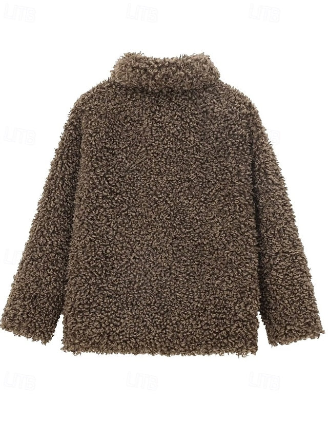 Teddy Warm Faux Coat Women's Furs Fur Comfortable