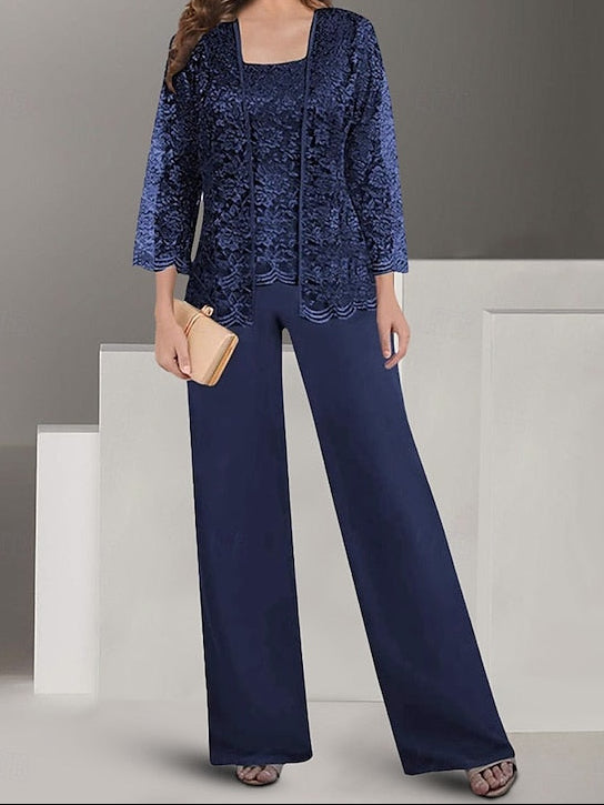 Guest Pantsuit Bride Wedding Elegant of Dress the Mother Square