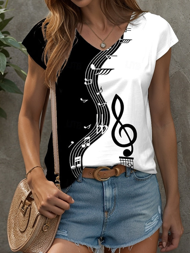 Women's Graphic Geometric Striped Camisole Tank Top Vintage