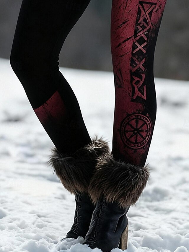 Women's Viking Leggings Cozy Leggings Vacation Vintage