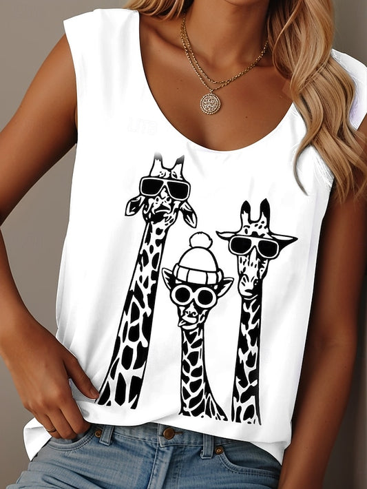 Women's Camisole Tank Top Print Graphic Animal Graffiti
